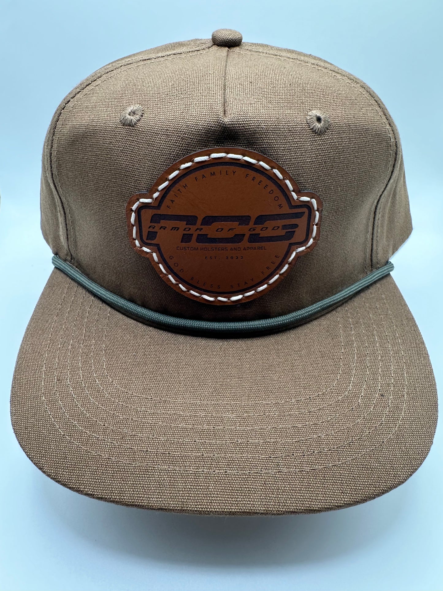 Hat - Brown w/ Rope