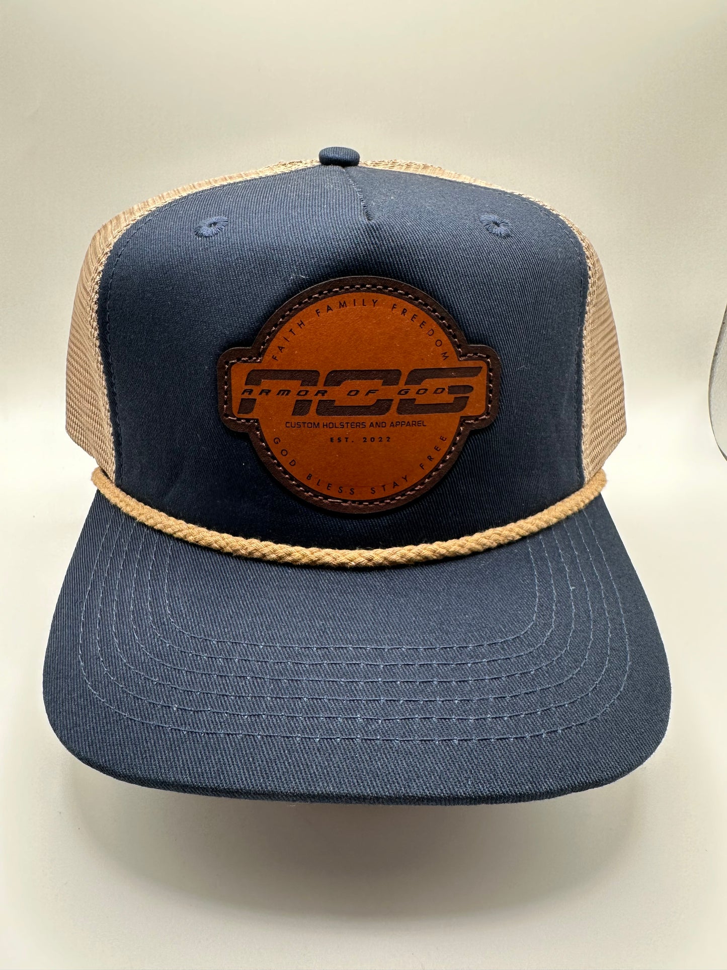 Hat - Dark Navy w/ Rope